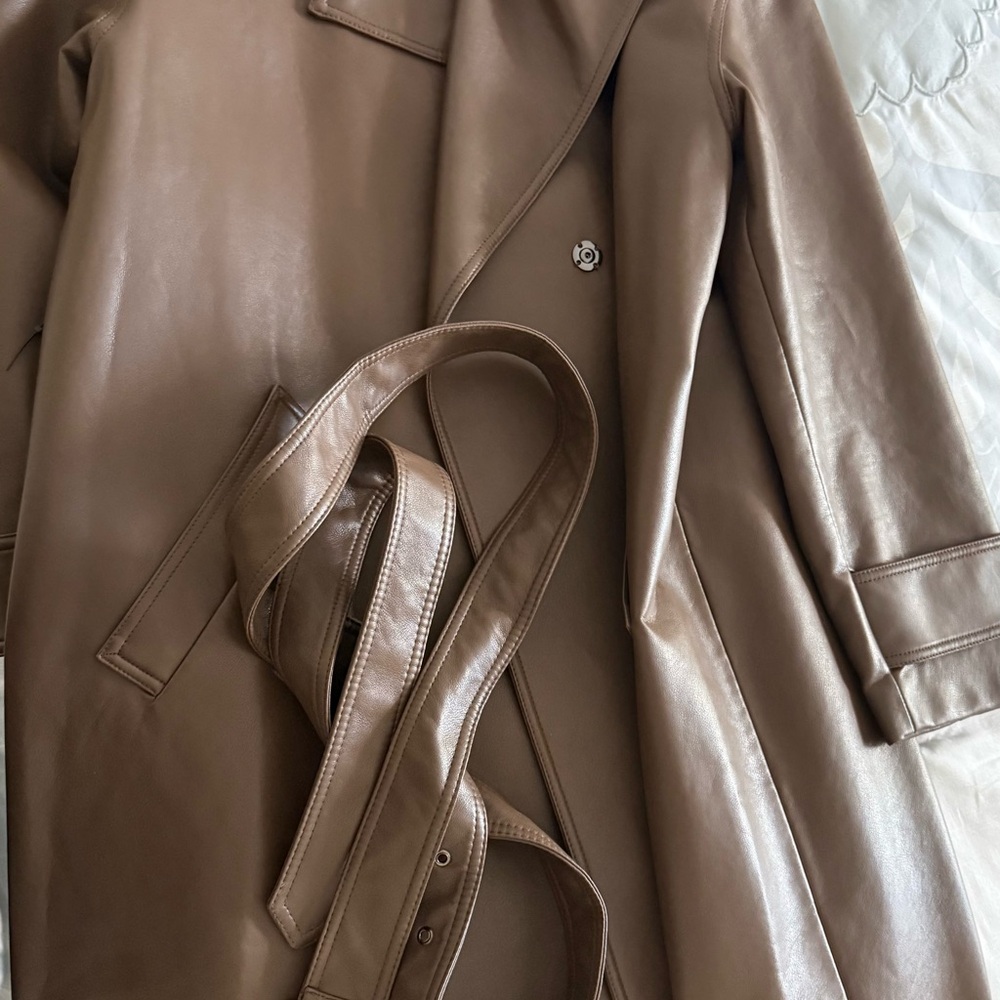 BCBGeneration Brown Trench Coat - Picture 2 of 4
